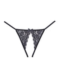 Adore Adore Luv Web Strappy Open Front Panty Black O/S - Image 3
