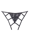 Adore Adore Luv Web Strappy Open Front Panty Black O/S - Image 4