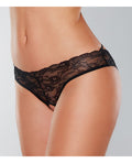 Adore Adore Crush Lace Open Panty Black O/S - Image 5