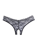 Adore Adore Crush Lace Open Panty Black O/S - Image 3