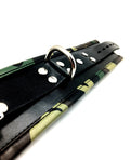 Sensual Sin Sensual Sin Leather Padded Wrist Cuffs - Camo Piping - Image 4