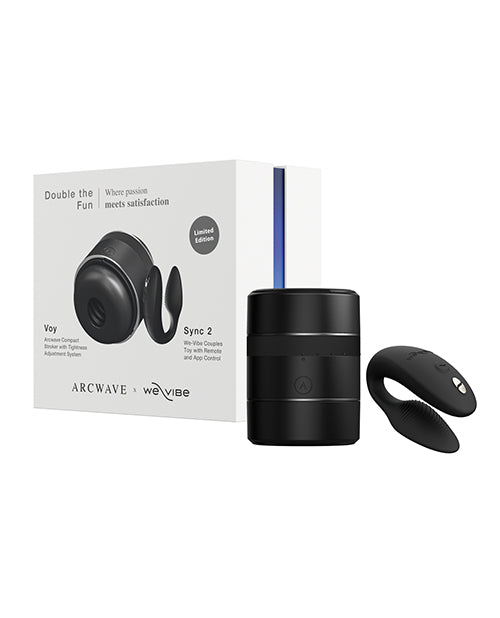 Arcwave Arcwave Voy / We-Vibe Sync 2 Double the Fun Pair - Black