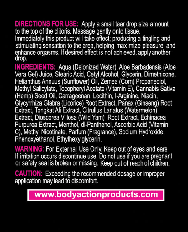 HemPleasure HemPleasure for Women - .5 oz Bottle