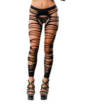Beverly Hills Naughty Girl Crotchless Side Straps Leggings Black O/S (3)