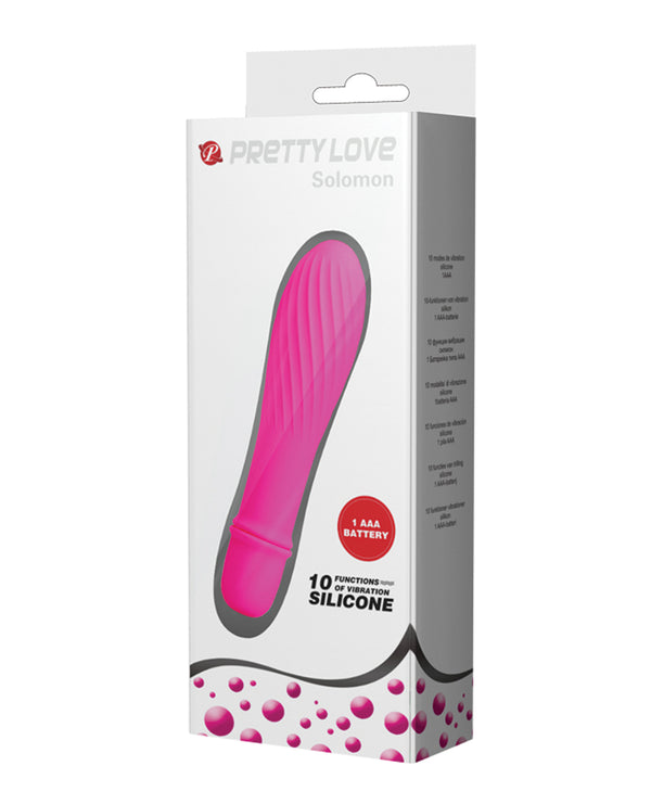 Pretty Love Pretty Love Solomon Brawny G-Spot Vibrator - Hot Pink