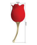 Pretty Love Pretty Love Licking Rose Lover Dual Ended Vibrator - Rose - Image 5