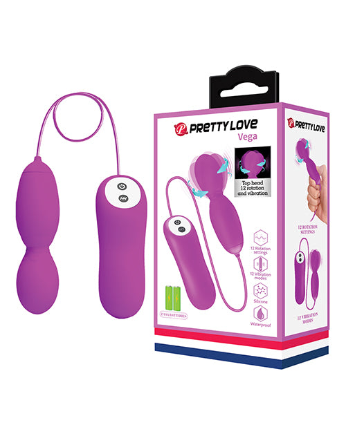 Pretty Love Pretty Love Vega Rotating Head Mini Wand - Fuchsia