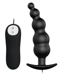Pretty Love Pretty Love Vibrating Bead Shaped Butt Plug - Black - Image 2