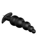 Pretty Love Pretty Love Vibrating Bead Shaped Butt Plug - Black - Image 3