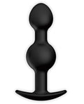 Pretty Love Pretty Love 4.92" Silicone Anal Plug w/Ball - Black