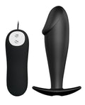 Pretty Love Pretty Love Vibrating Penis Shaped Butt Plug - Black - Image 2