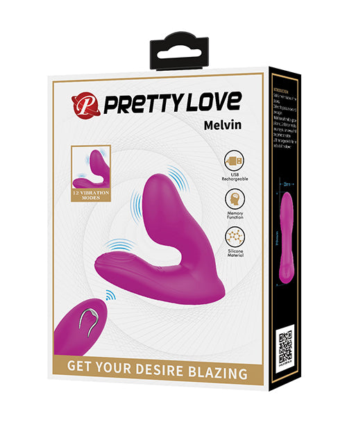 Pretty Love Pretty Love Melvin Dual Stimulator - Fuchsia