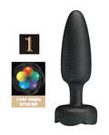 Pretty Love Pretty Love Tarion Thrusting Butt Plug w/Multi Color Bottom Light - Black - Image 5