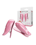 Pretty Love Pretty Love Leaf Wireless Vibrating Nipple Clamps - Pink