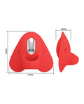 Pretty Love Pretty Love Carnation Manta Ray Finger Vibe - Red - Image 5
