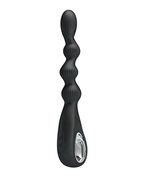 Pretty Love Pretty Love Federer Vibrating Beaded Anal Probe - Black
