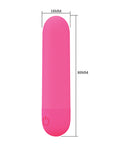 Pretty Love Pretty Love Stefan Mini Massager Bullet - Hot Pink - Image 4