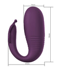 Pretty Love Pretty Love Klay App-Enabled Thrusting Hands-Free Vibrator - Purple - Image 4
