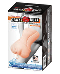 Crazy Bull Crazy Bull No Lube Realistic Vagina Masturbator Sleeve - Ivory
