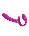 Pretty Love Pretty Love Valerie Vibrating Strapless Strap On - Fuchsia - Image 3