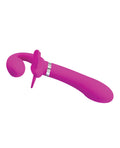 Pretty Love Pretty Love Valerie Vibrating Strapless Strap On - Fuchsia - Image 5