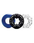 Stay Hard Blush Stay Hard Triple Stretch Cock Rings - Pack of 3 - Image 2