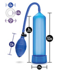 Blush Novelties Blush Performance VX101 Male Enhancement Pump - Blue - Image 4