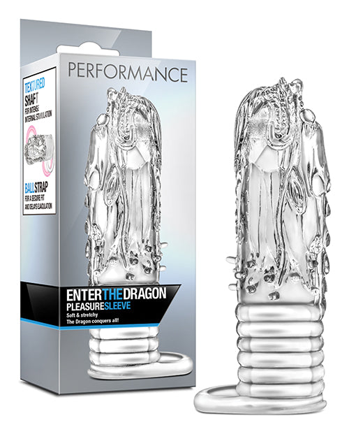Performance Blush Performance Enter the Dragon Penis Sleeve - Clear