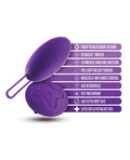Wellness Blush Wellness Imara Vibrating Egg w/Remote - Purple - Image 5