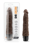 Dr. Skin Blush Dr. Skin Cock Vibe 9" Vibrating Cock - Chocolate