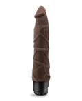 Dr. Skin Blush Dr. Skin Cock Vibe 9" Vibrating Cock - Chocolate - Image 2
