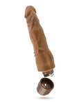 Dr. Skin Blush Dr. Skin Cock Vibe 8" Vibrating Cock - Mocha - Image 2