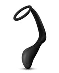 Anal Adventures Blush Anal Adventures Cock Ring Plug - Black - Image 3