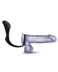 Anal Adventures Blush Anal Adventures Cock Ring Plug - Black - Image 5