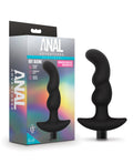 Anal Adventures Blush Anal Adventures Platinum Silicone Vibrating Prostate Massager 03- Black