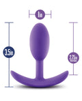 Luxe Blush Luxe Wearable Vibra Slim Plug Small - Purple - Image 5
