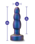 Anal Adventures Blush Anal Adventures Matrix Kinetik Plug - Space Age Blue - Image 4