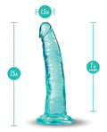 B Yours Plus Blush B Yours Plus 7" Lust n' Thrust Dildo - Teal - Image 4