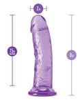 B Yours Plus Blush B Yours Plus 8" Roar n Ride Dildo - Purple - Image 2