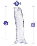 B Yours Plus Blush B Yours Plus 8" Roar n Ride Dildo - Clear - Image 4