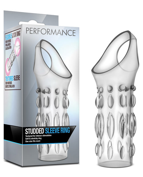 Performance Blush Performance Studded Sleeve Ring - Clear