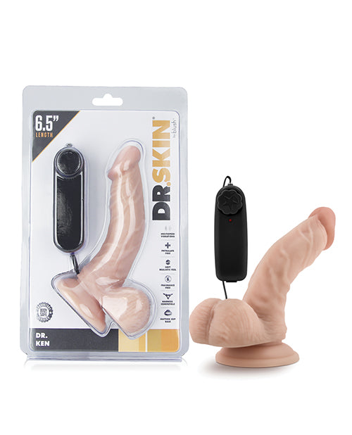 Dr. Skin Blush Dr. Skin Dr. Ken 6.5" Cock w/Suction Cup - Vanilla
