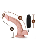 Dr. Skin Blush Dr. Skin Dr. Sean 8" Cock w/Suction Cup - Vanilla - Image 4