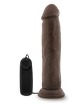 Dr. Skin Blush Dr. Skin Dr. Throb 9.5" Cock w/Suction Cup - Chocolate - Image 2