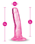 B Yours Plus Blush B Yours Plus 5" Hard n' Happy Dildo - Pink - Image 4