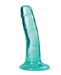 B Yours Plus Blush B Yours Plus 5" Hard n' Happy Dildo - Teal - Image 2
