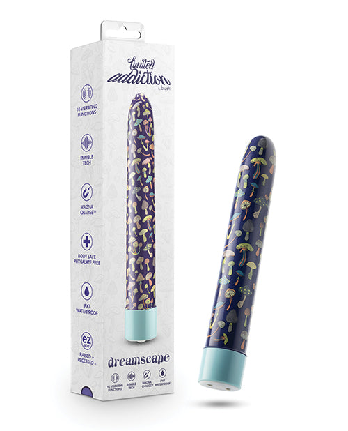 Limited Addiction Blush Limited Addiction Dreamscape 7" Rechargeable Vibe - Blue