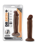 Dr. Skin Blush Dr. Skin Plus 6" Posable Dildo - Chocolate