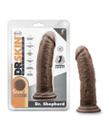 Dr. Skin Blush Dr. Skin Silicone Dr. Shepherd 8" Dildo w/Suction Cup - Chocolate