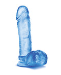 B Yours Blush B Yours Sweet n Hard 2 w/Suction Cup - Blue - Image 2